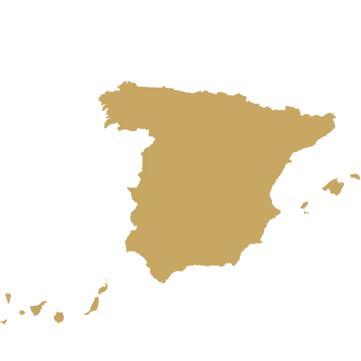 Icono del mapa de España: aceite producido íntegramente en España