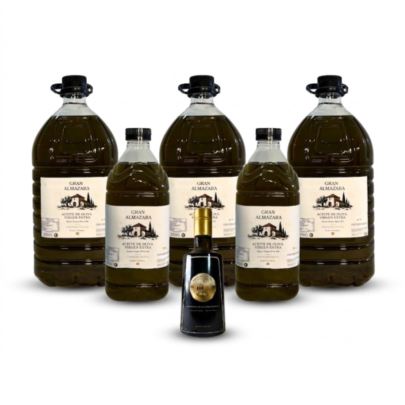 Pack Despensa Completa de aceite de oliva virgen extra Picual de Gran Almazara