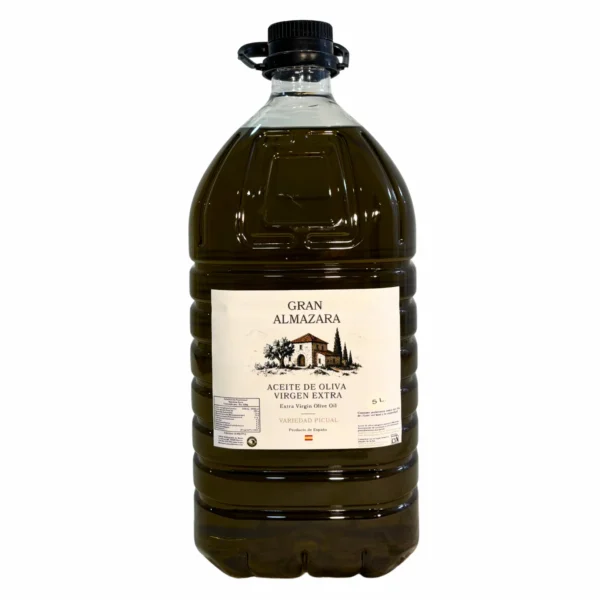 Garrafa de aceite de oliva virgen extra Picual de 5 litros de Gran Almazara Cosecha Temprana