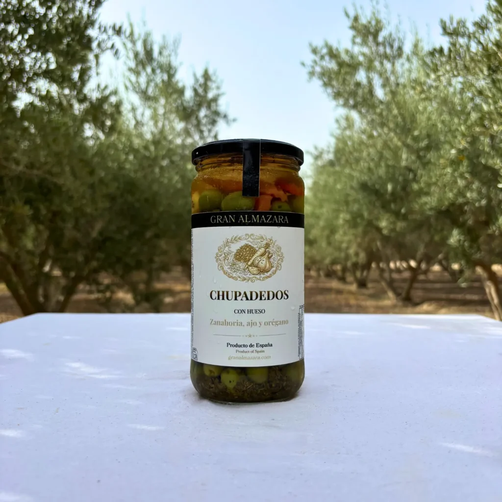 Tarro de aceitunas Chupadedos de 700 g de Gran Almazara
