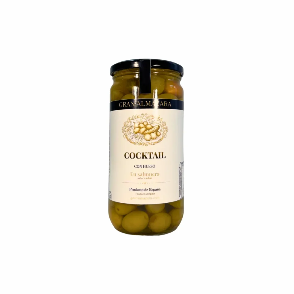 Tarro de cóctel de aceitunas de 700 g de Gran Almazara