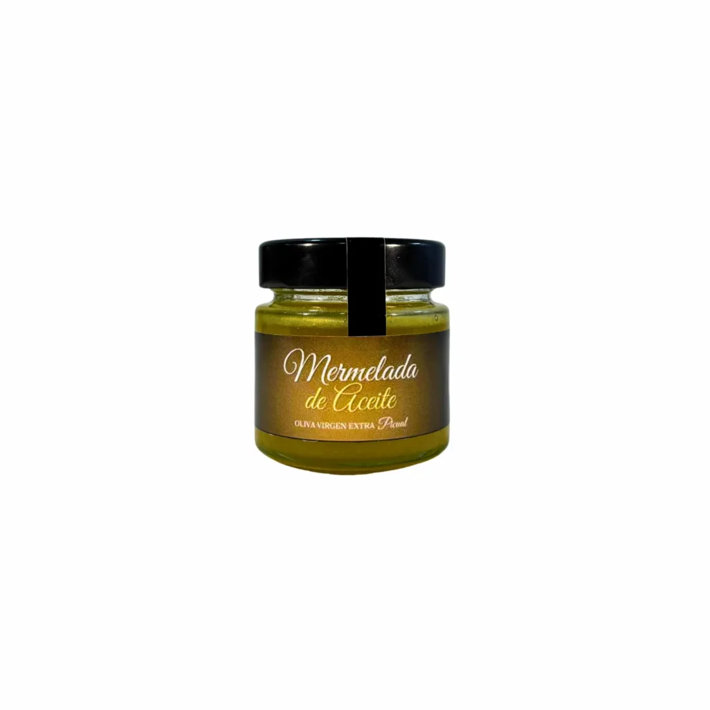 Tarro de mermelada de aceite de oliva virgen extra Picual de 100 g de Gran Almazara