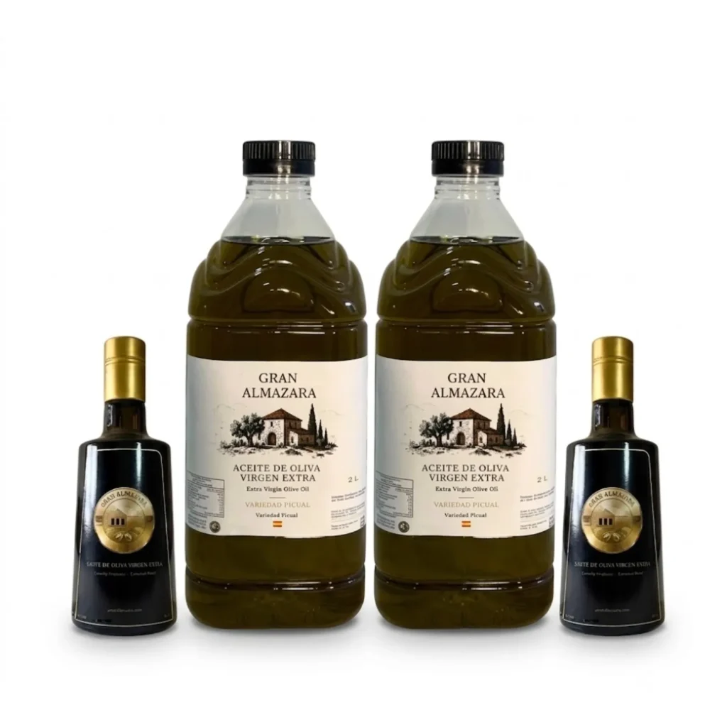 Pack Descubrimiento de aceite de oliva virgen extra Picual de Gran Almazara