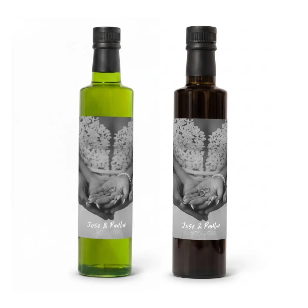 Botella 250 ml personalizada para bodas | Gran Almazara