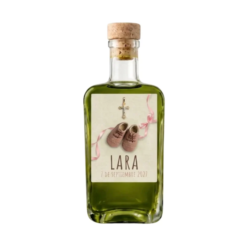 Botella Gardi de 200 ml con etiqueta con foto de los novios