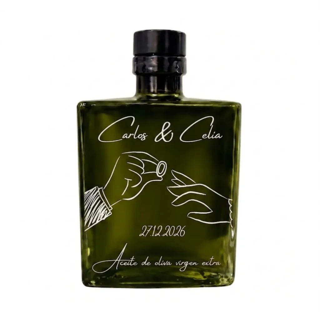 Botella Mística de 250 ml serigrafiada para boda