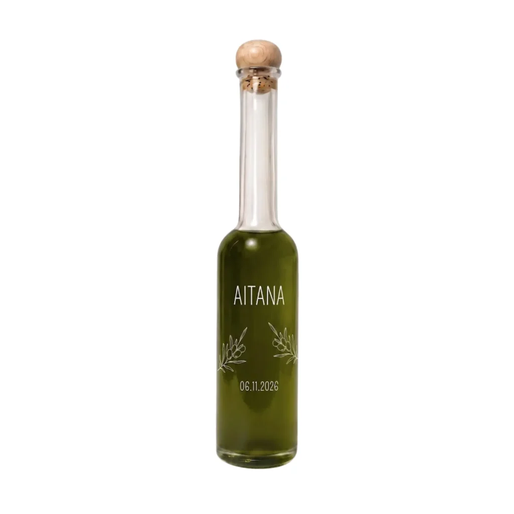 Botella Sorgente de 100 ml serigrafiada para bautizo